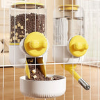 New Automatic Pet Feeder Plastic Detachable Cage Hanging Bowl Large Capacity Water Food Dispenser for Puppy Cats Rabbit
