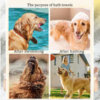 Ultra Absorbent Pet Dog Bath Towel Quick Drying Dog Bath Towel Thicken Soft Bathrobe For Pets