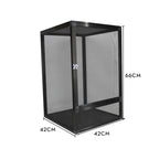 Reptile Terrarium Tall Landscape Ecological Tank Metal Mesh Door Breeding Cage Front Opening Reptile Rainforest Habitats