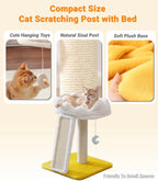 Cat Tree with Cloud Bed & Scratching Post (Bonus Catnip)