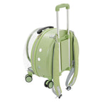 Cat Carrier with Wheels 3-Section Expandable Pet Stroller Rolling Utility Cart, Front Opening, Soft Pad for Small Dog Cat Travel