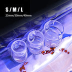 Acrylic Aquarium Fish Feeding Ring (Anti-Drift, Transparent, Floating Food Station)