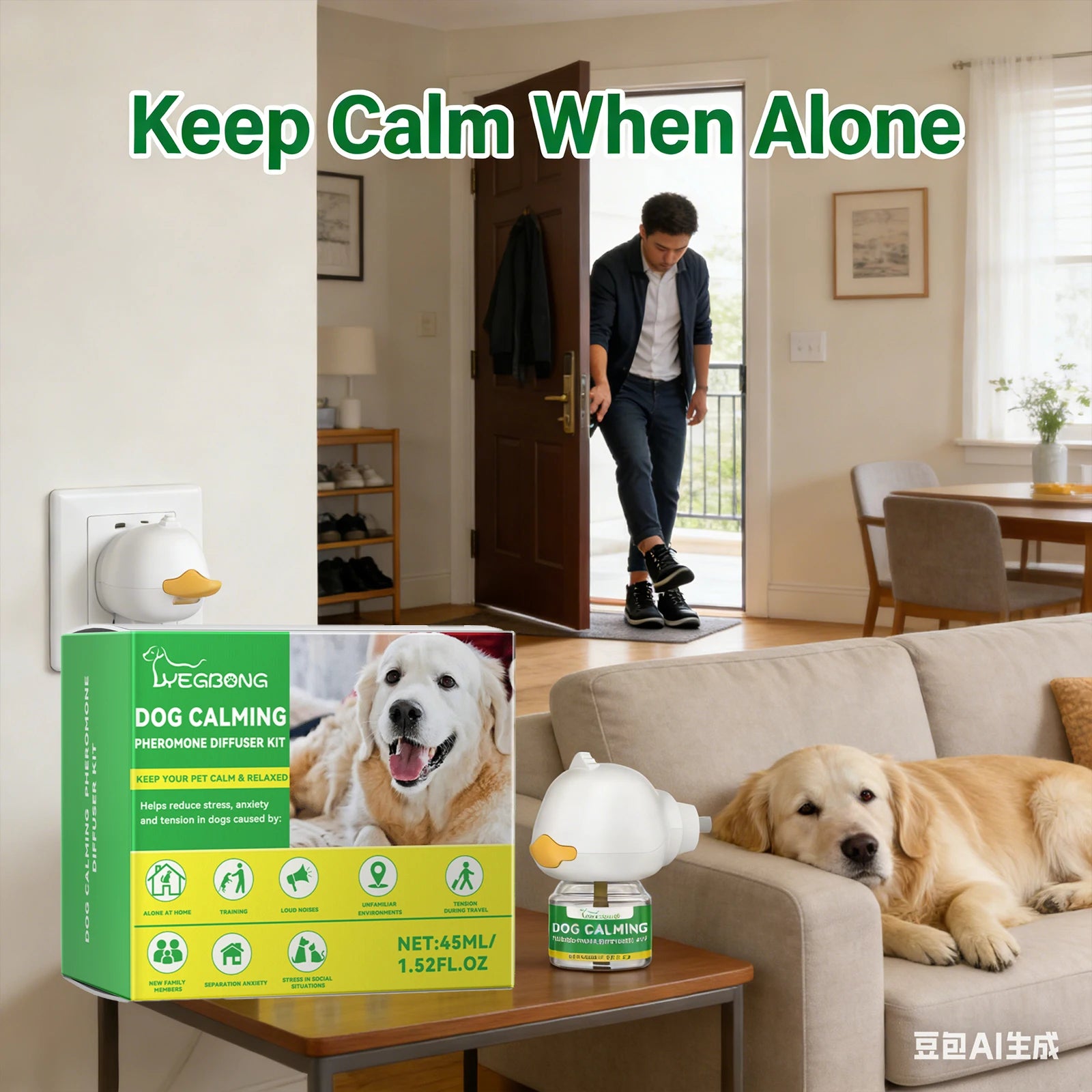 Calming Aromatherapy Diffuser Kit for Dogs