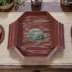 Tortoise Water Dish Anti-Slip Reptile Pool Dish Decorative Turtle Bath Tub with Ramp for Tortoise Snake Gecko Tank Accessory