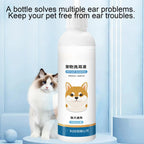 120ml Cat Ear Cleaner Solution Powerful Ear Wash Drop Washer Odor Removal Cleaning Solution for Flush Grooming Dogs Cats Puppy