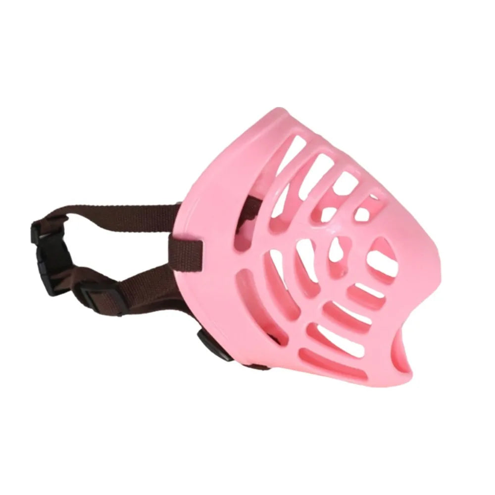 Anti-biting Silicone Dog Muzzle Anti-barking Breathable Dog Mouth Guard Soft Adjustable Dogs Mouth Cover Small To Medium Dog