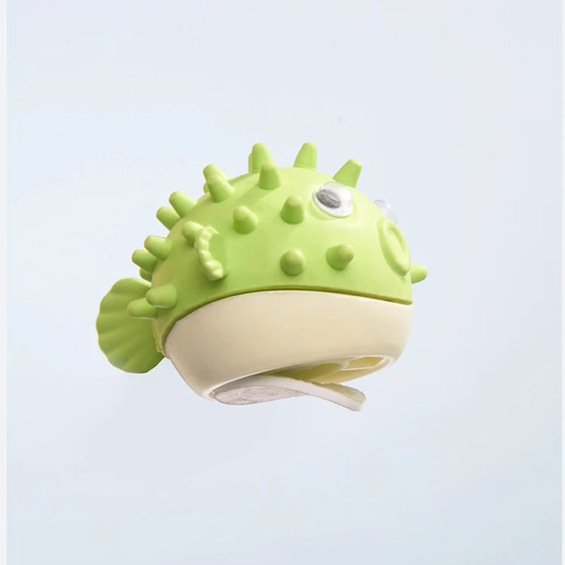 2-Pack Catnip Pufferfish Ball Cat Toys with Dust Cover — Boredom-Relief Teeth Grinding Toy for Kittens