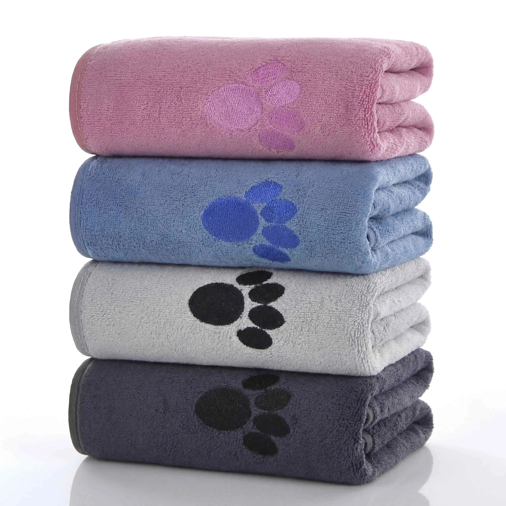 50*100 Super Absorbent Dog Bathrobe Cat Accessories Pet Bath Towel Cat Blanket Dog Products Quick Dry Soft Microfiber Pet Towel