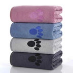 50*100 Super Absorbent Dog Bathrobe Cat Accessories Pet Bath Towel Cat Blanket Dog Products Quick Dry Soft Microfiber Pet Towel