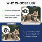 Reflective GPS Cat Collar Tracker with Safety Buckle - Waterproof Anti-Loss Kitten Locator for Android