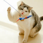 Plush Bird Cat Teaser Wand with Suction Cup