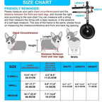 Adjustable Dog Wheelchair Comfortable Breathable Dog Mobility Scooter Hind Leg Support Pet Wheelchair Cart Outdoor Use