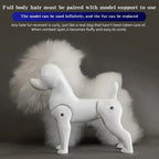 Bichon Grooming Practice Model with Simulation Wig