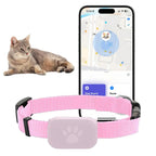 Long-Lasting Battery GPS Cat & Kitten Collar Tracker - Global Safety Locator for Medium & Large Puppies