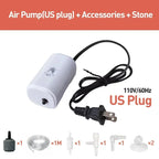 Ultra Silent 3W 220V-240V Aquarium Silent Air Pump Fish Tank Mini Air Compressor 110V Oxygen Pump Aquarium Fish Tank Oxygen Pump