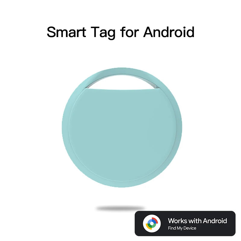 Bluetooth GPS Smart Tag Tracker for Android - Google Find My Compatible for Pets & Keys (Samsung/Xiaomi)