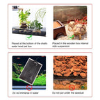 5-45W Reptile Vivarium Heat Mat With A 10-Level Regulator Pets Heating Pad for Indoor Plants Seeding Warm Temperature Controller