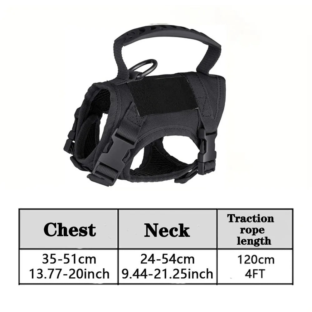 Tactical Pet Harness with Leash
