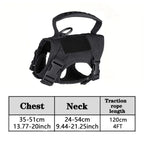 Tactical Pet Harness with Leash