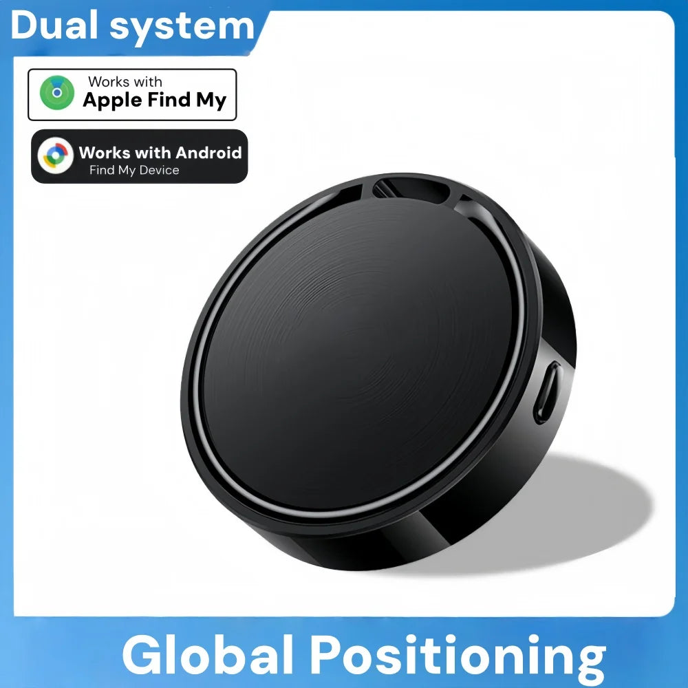 Mini Dual-System GPS Anti-Loss Tracker for iOS & Android - Universal Pet & Luggage Locator