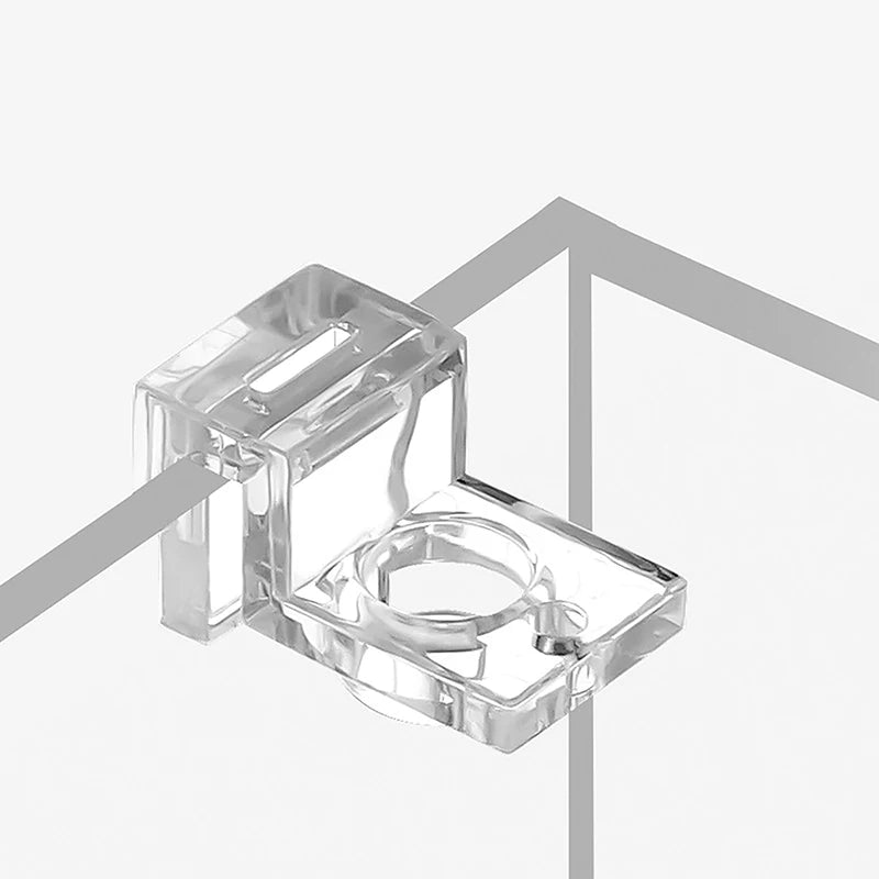 Aquarium Acrylic Lid Cover Support Clips (4-Pack, Multiple Sizes, Glass Tank Bracket)