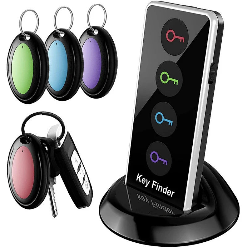 4-in-1 Wireless Key Finder & Anti-Loss Locator for Phones, Kids, Pets & Remotes