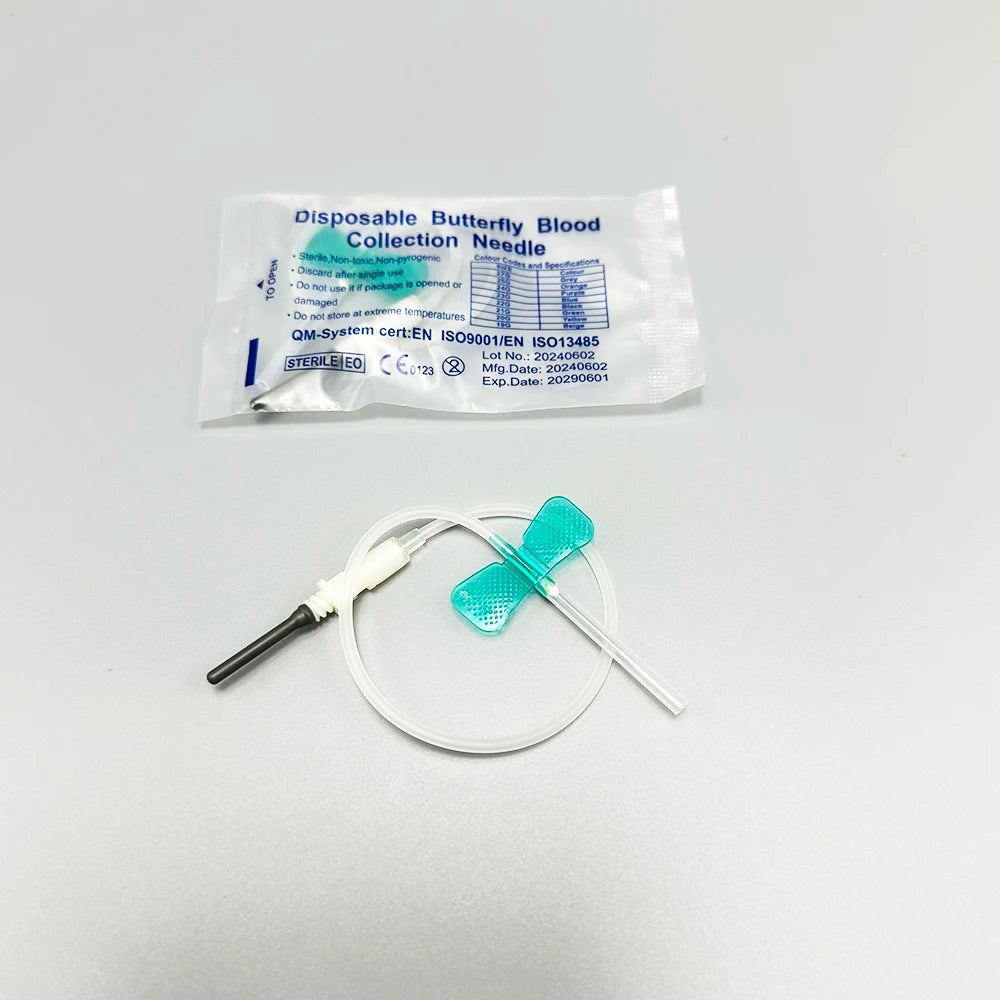 Butterfly Blood Collection Needles, Standard Pack (50-Pack)