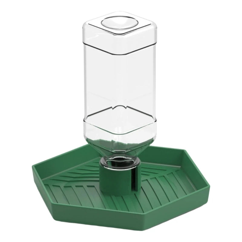 Reptiles Water Feeder Bowl Food Feeder Water Bottle For Reptiles Pet Antislip Automatic Water Dispenser for Lizards 87HA