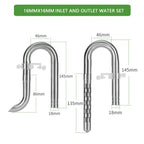Stainless Steel Aquarium Filter Lily Pipe & Oil Film Skimmer (WYIN Style, Inflow/Outflow)