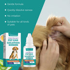 Pet Ear Cleaner Remove Ear Mites Odor Removal Dirt Relieve Itching Reduce Redness Soothing Nourishing Deodorization Pet Ear Care