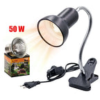 UVA+UVB 3.0 Reptile Lamp Holder Set with Clip-on Thermometer Hygrometer Lizard Turtle Tortoises Tools Basking Heating Bulb 220V