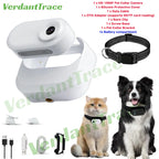 VerdantTrace VTA1 HD 1080P Pet Collar Action Camera - Lightweight Mini Body Cam for Video & Photo Recording