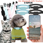 Waterproof Dog GPS Tracker with Movement Alert & Anti-Loss Alarm - iOS & Android (1 or 2 Pack)