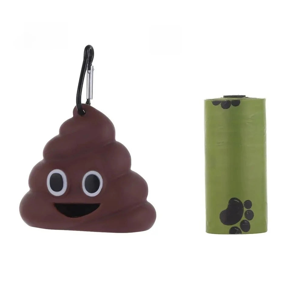 Pet Fecal Bag Dispenser Cat Dog Outdoor Pocket Hanging Buckle Portable Eco-friendly Biodegradable Pet Garbage Bag Pet Supplies