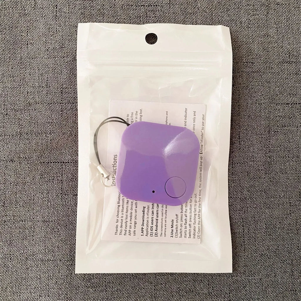 Mini Bluetooth Pet Tracker with Built-In Speaker - AirTag-Style Anti-Loss Finder for Dogs & Cats (iOS & Android)