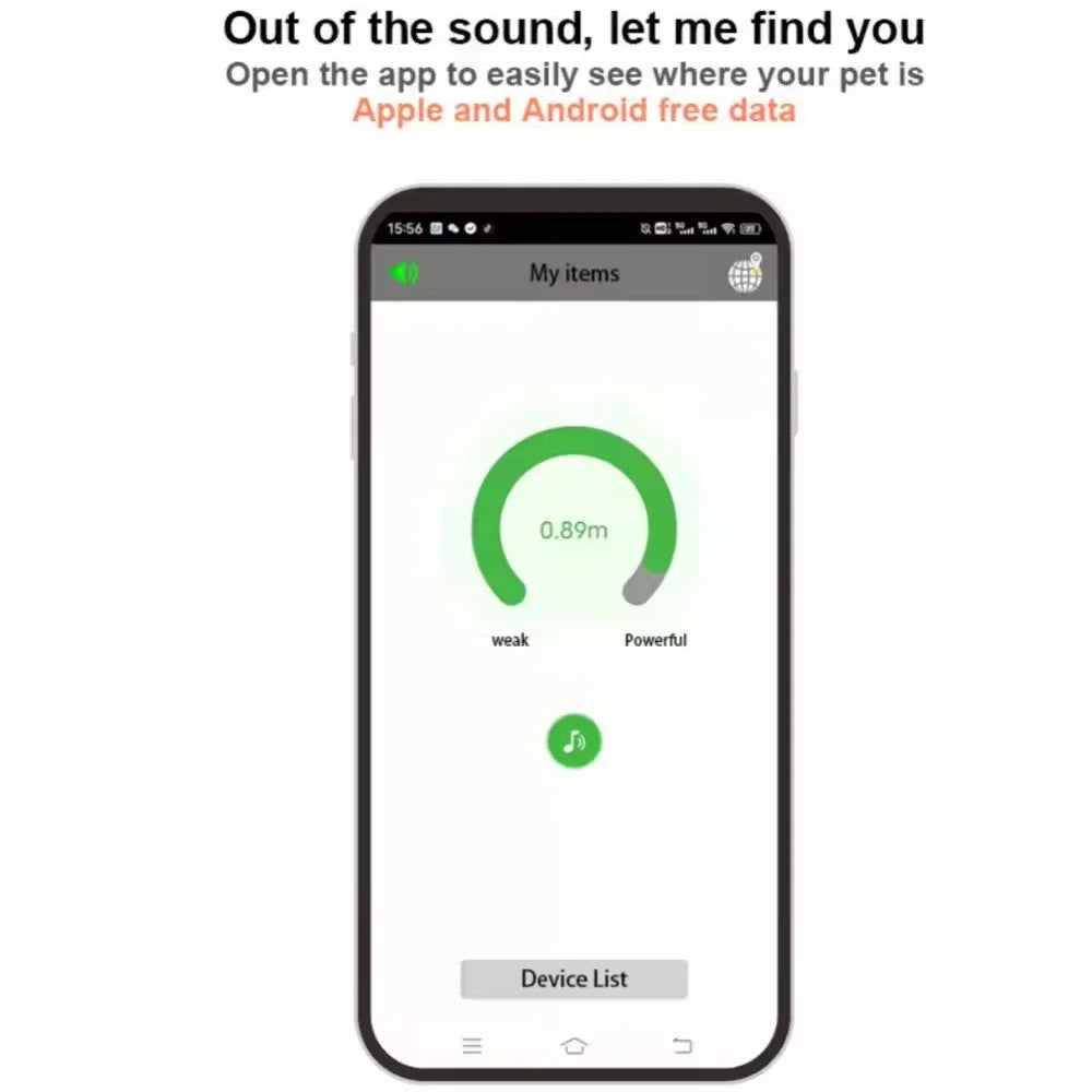 Waterproof GPS Cat Collar Tracker Supplies - Mini Anti-Loss Bluetooth Locator for Apple & Android (Cat Accessories)