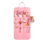 Pet Toy Storage Bag Organizer — Cat Stick, Catnip & Interactive Toy Holder with Grooming Comb Pocket