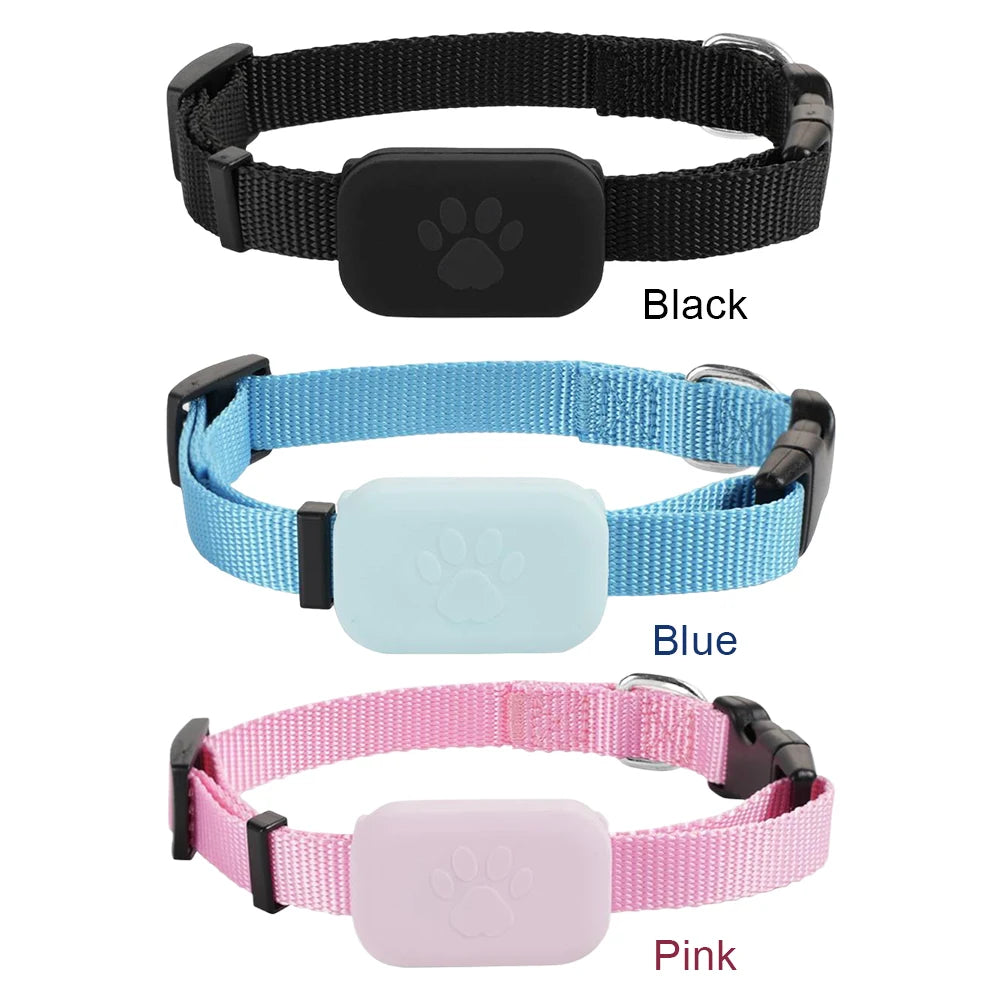 Waterproof Mini GPS Tracker for Cats & Puppies - Remote Global Anti-Loss Locator for Outdoor Use
