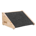 Sturdy Wooden Pet Ramp for Senior Dogs & Cats (11.79x9.82x5.89in)
