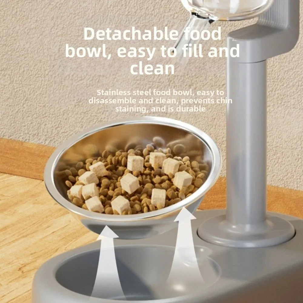 Vertical Dog Water Dispenser (No-Drip, Non-Slip, Stainless Steel)