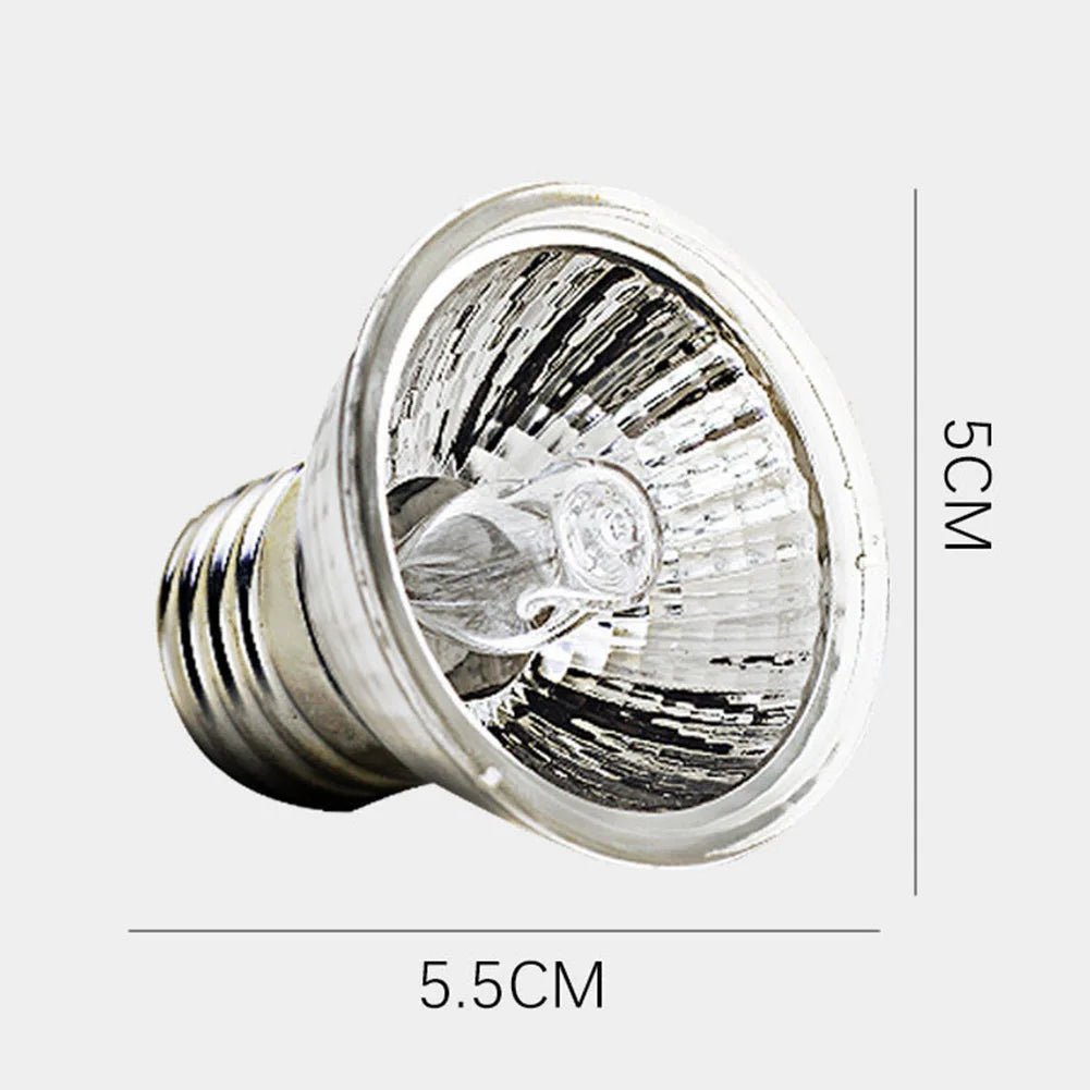 1/2/5/10PCS UVA +UVB Reptile Heating Light Bulb 25/50/75W Snake Turtle Pet Full Spectrum Basking UV Light Bulbs For Amphibians