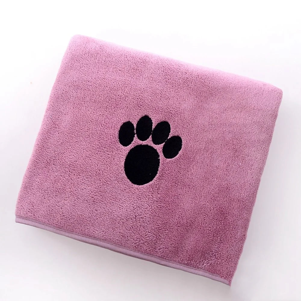 Highly Absorbent Dog Towels Breathable Microfiber Pet Grooming Towel Fast-Drying Super Soft Pet Cloth Bath Supplies