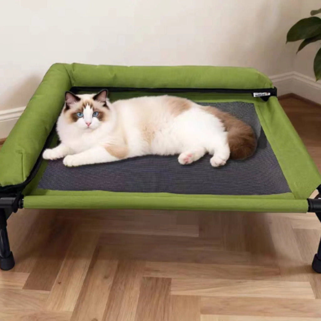 Raised Cooling Pet Cot for Small Dogs (Washable)