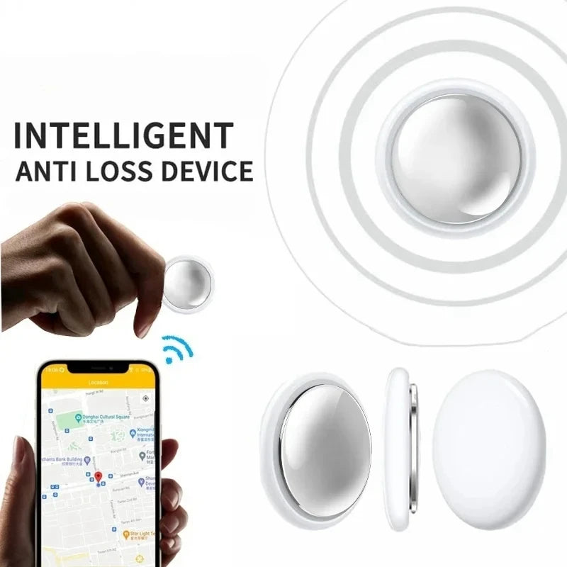 Mini GPS Smart Tracker for Apple FindMy & AirTag - Bluetooth Anti-Loss Collar Locator for Pets, Kids & Bags