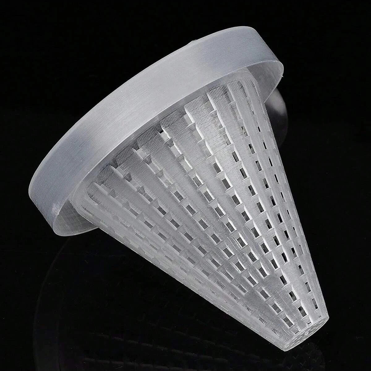 2Pcs Fish Feeding Aquarium Clear Feeder Aquarium Fish Aquarium Nematode Live Blood Worms Plastic Conical Cup Basket Feeder