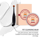 Dog Cat Tear Stain Cleansing Cream With A Special Brush Natural Formula Deep Cleaning Keep Drying Pet Tear Stain Remover Cream