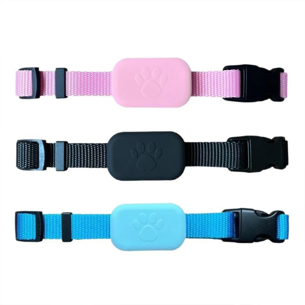 Waterproof iOS & Android GPS Tracker for Dogs & Cats - Remote Global Anti-Loss Locator with Adjustable Collar