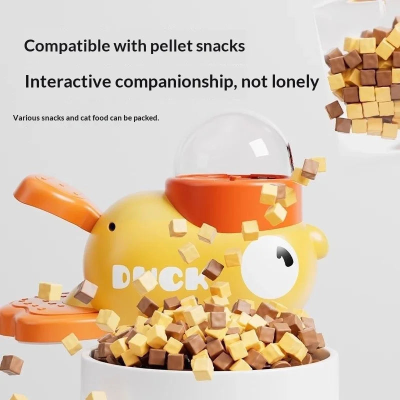 Freeze-Dried Treat Launcher Cat & Dog Snack Dispenser Toy