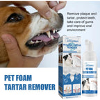 Pet Tartar Remover Anti-Tartar Yellow Teeth Bad Breath Dental Foam Cleaner