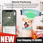 Smart GPS Dog Collar Tracker with Anti-Loss Protection - Adjustable Pet Locator for Dogs & Cats